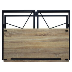 Стол на металлокаркасе BRABIX &laquo;LOFT CD-002&raquo;, 1000&times;500&times;750 мм, складной, цвет дуб натуральный, 641214