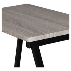 Стол на металлокаркасе BRABIX &laquo;LOFT CD-004&raquo;, 1200&times;535&times;1110 мм, 3 полки, цвет дуб антик, 641219