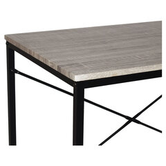 Стол на металлокаркасе BRABIX &laquo;LOFT CD-005&raquo;, 1200&times;520&times;1200 мм, 3 полки, цвет дуб антик, 641222