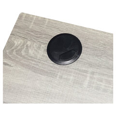 Стол на металлокаркасе BRABIX &laquo;LOFT CD-006&raquo;, 1200&times;500&times;730 мм, 2 полки, цвет дуб антик, 641225