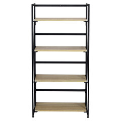 Стеллаж на металлокаркасе BRABIX &laquo;LOFT SH-001&raquo;, 600&times;300&times;1250 мм, складной, цвет дуб натуральный, 641230