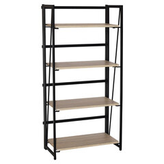 Стеллаж на металлокаркасе BRABIX &laquo;LOFT SH-001&raquo;, 600&times;300&times;1250 мм, складной, цвет дуб натуральный, 641230