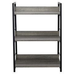 Стеллаж на металлокаркасе BRABIX &laquo;LOFT SH-002&raquo;, 600&times;350&times;845 мм, цвет дуб антик, 641232