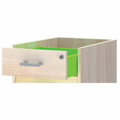 Тумба подкатная &laquo;Арго&raquo;, 440&times;450&times;580 мм, 3 ящика, замок, ясень шимо