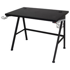 Стол компьютерный на металлокаркасе BRABIX &laquo;TECH GT-001&raquo;, 1000&times;600&times;765 мм, черный, 641857