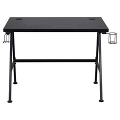 Стол компьютерный на металлокаркасе BRABIX &laquo;TECH GT-001&raquo;, 1000&times;600&times;765 мм, черный, 641857