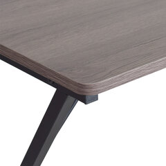 Стол на металлокаркасе BRABIX &laquo;LOFT CD-008&raquo;, 900&times;500&times;780 мм, цвет морёный дуб, 641863