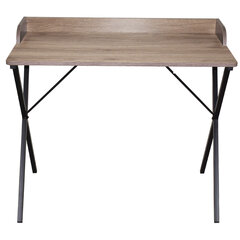 Стол на металлокаркасе BRABIX &laquo;LOFT CD-008&raquo;, 900&times;500&times;780 мм, цвет морёный дуб, 641863