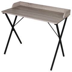 Стол на металлокаркасе BRABIX &laquo;LOFT CD-008&raquo;, 900&times;500&times;780 мм, цвет дуб антик, 641864