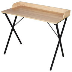 Стол на металлокаркасе BRABIX &laquo;LOFT CD-008&raquo;, 900&times;500&times;780 мм, цвет дуб натуральный, 641865