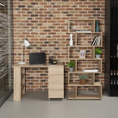 Стол письменный/<wbr/>компьютерный BRABIX &laquo;Scandi CD-016&raquo;, 1100&times;500&times;750 мм, 4 ящика, дуб сонома, 641892