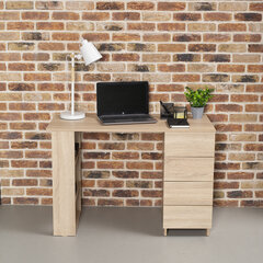 Стол письменный/<wbr/>компьютерный BRABIX &laquo;Scandi CD-016&raquo;, 1100&times;500&times;750 мм, 4 ящика, дуб сонома, 641892