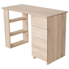 Стол письменный/<wbr/>компьютерный BRABIX &laquo;Scandi CD-016&raquo;, 1100&times;500&times;750 мм, 4 ящика, дуб сонома, 641892