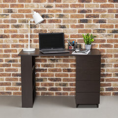 Стол письменный/<wbr/>компьютерный BRABIX &laquo;Scandi CD-016&raquo;, 1100&times;500&times;750мм, 4 ящика, венге, 641893