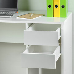 Стол письменный/<wbr/>компьютерный BRABIX &laquo;Scandi CD-017&raquo;, 900&times;450&times;750 мм, 2 ящика, белый, 641894