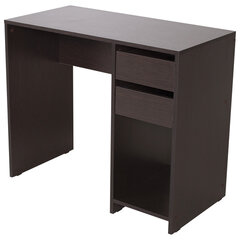 Стол письменный/<wbr/>компьютерный BRABIX &laquo;Scandi CD-017&raquo;, 900&times;450&times;750 мм, 2 ящика, венге, 641896