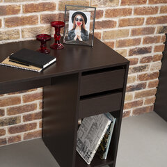 Стол письменный/<wbr/>компьютерный BRABIX &laquo;Scandi CD-017&raquo;, 900&times;450&times;750 мм, 2 ящика, венге, 641896