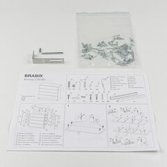 Комод BRABIX &laquo;Scandi CM-001&raquo;, 750&times;330&times;730 мм, 4 ящика, ЛДСП, белый, 641900