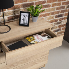 Комод BRABIX &laquo;Scandi CM-001&raquo;, 750&times;330&times;730 мм, 4 ящика, ЛДСП, дуб сонома, 641901