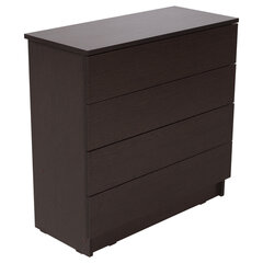 Комод BRABIX &laquo;Scandi CM-001&raquo;, 750&times;330&times;730 мм, 4 ящика, ЛДСП, венге, 641902