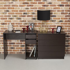 Комод BRABIX &laquo;Scandi CM-001&raquo;, 750&times;330&times;730 мм, 4 ящика, ЛДСП, венге, 641902