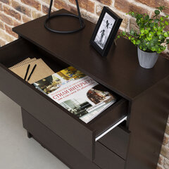 Комод BRABIX &laquo;Scandi CM-001&raquo;, 750&times;330&times;730 мм, 4 ящика, ЛДСП, венге, 641902