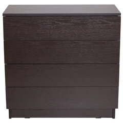 Комод BRABIX &laquo;Scandi CM-001&raquo;, 750&times;330&times;730 мм, 4 ящика, ЛДСП, венге, 641902