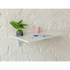 Стол настенный откидной &laquo;СЛКС&raquo;, 750&times;450 мм, многофункциональный, ЛДСП белая