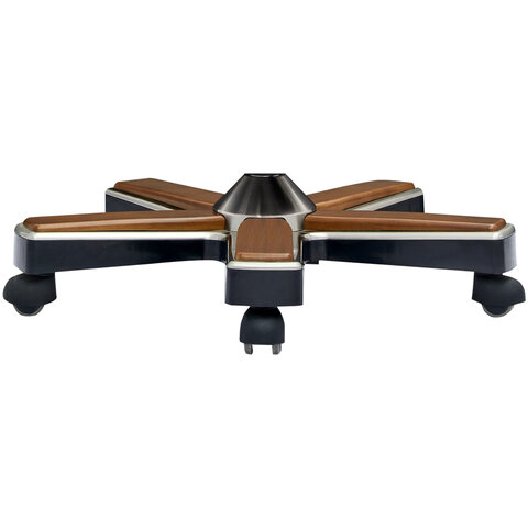 Пятилучие для кресла HAWASAN PREMIUM "GALANT EX-805", металл/АБС под дерево, 641941