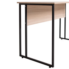 Стол BRABIX &laquo;SMART CD-019&raquo;, 1180&times;600&times;770 мм, ЛОФТ, металл/<wbr/>ЛДСП ясень шимо светлый, каркас черный, 641947