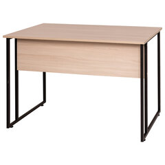 Стол BRABIX &laquo;SMART CD-019&raquo;, 1180&times;600&times;770 мм, ЛОФТ, металл/<wbr/>ЛДСП ясень шимо светлый, каркас черный, 641947