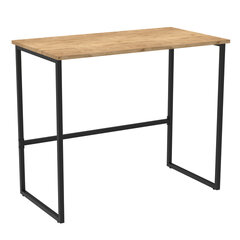 Стол BRABIX &laquo;SMART CD-020&raquo;, 900&times;500&times;770 мм, ЛОФТ, металл/<wbr/>ЛДСП бунратти, каркас черный, 641950