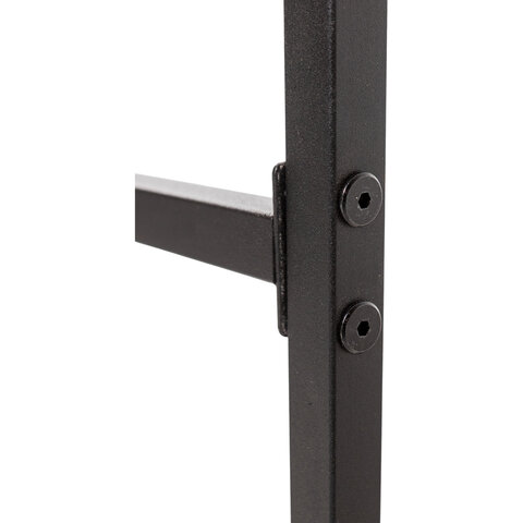 Стол BRABIX "SMART CD-020", 900х500х770 мм, ЛОФТ, металл/ЛДСП бунратти, каркас черный, 641950