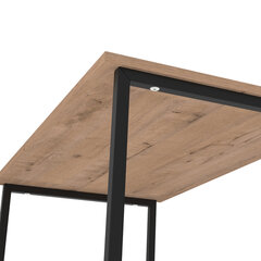 Стол BRABIX &laquo;SMART CD-020&raquo;, 900&times;500&times;770 мм, ЛОФТ, металл/<wbr/>ЛДСП бунратти, каркас черный, 641950