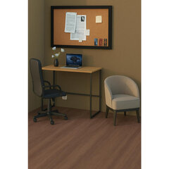 Стол BRABIX &laquo;SMART CD-020&raquo;, 900&times;500&times;770 мм, ЛОФТ, металл/<wbr/>ЛДСП бунратти, каркас черный, 641950