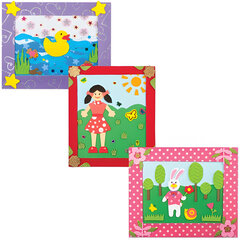 Пористая резина/<wbr/>фоамиран А4, 2 мм, НАБОР, 5 листов, 5 цветов, яркие цвета, блестки, ОСТРОВ СОКРОВИЩ, 660078