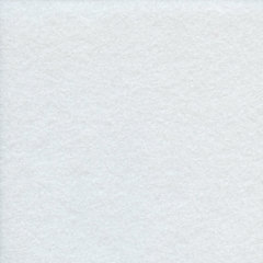 Цветной фетр МЯГКИЙ 500&times;700 мм, 2 мм, плотность 170 г/<wbr/>м<sup>2</sup>, рулон, снежно-белый, ОСТРОВ СОКРОВИЩ, 660635