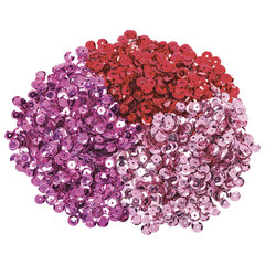 Пайетки для творчества &laquo;Классика&raquo;, оттенки красного, 6 мм, 30 грамм, ОСТРОВ СОКРОВИЩ, 661274