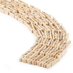 Прищепки декоративные &laquo;Классика&raquo;, 20 штук, 3,5 см, дерево, ОСТРОВ СОКРОВИЩ, 661288