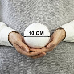 Пенопластовые заготовки для творчества &laquo;Шарики&raquo;, 1 шт., 100 мм, ОСТРОВ СОКРОВИЩ, 661347