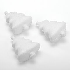 Пенопластовые заготовки для творчества &laquo;Ёлочки&raquo;, 3 шт., 75 мм, ОСТРОВ СОКРОВИЩ, 661372