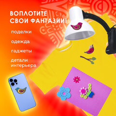 Наклейки из фетра &laquo;Птички&raquo;, 11 шт., ассорти, ОСТРОВ СОКРОВИЩ, 661483