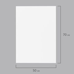 Пористая резина/<wbr/>фоамиран 500&times;700 мм, 1 мм, БЕЛАЯ, ОСТРОВ СОКРОВИЩ, 661677