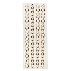 Стразы самоклеящиеся на ленте &laquo;ЖЕМЧУЖНЫЕ&raquo;, 15 мм, 4 ленты, на подложке, ОСТРОВ СОКРОВИЩ, 662244