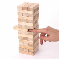 Игра настольная &laquo;БАШНЯ&raquo;, 48 деревянных блоков, ЗОЛОТАЯ СКАЗКА, 662294