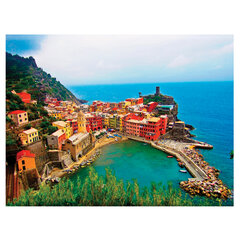 Картина стразами (алмазная мозаика) 30&times;40 см, ОСТРОВ СОКРОВИЩ &laquo;Прибрежный городок&raquo;, на подрамнике, 662421