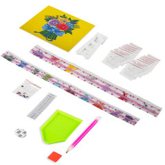 Картина стразами (алмазная мозаика) 20&times;20 см, ЮНЛАНДИЯ &laquo;Букет для мамы&raquo;, картон, 662432