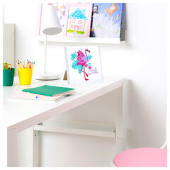 Картина стразами (алмазная мозаика) 20&times;20 см, ЮНЛАНДИЯ &laquo;Фламинго&raquo;, в деревянной рамке, 662438