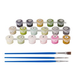 Картина по номерам 40&times;50 см, ОСТРОВ СОКРОВИЩ &laquo;Панды&raquo;, на подрамнике, акриловые краски, 3 кисти, 662471