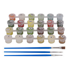 Картина по номерам 40&times;50 см, ОСТРОВ СОКРОВИЩ &laquo;Ежик&raquo;, на подрамнике, акриловые краски, 3 кисти, 662490